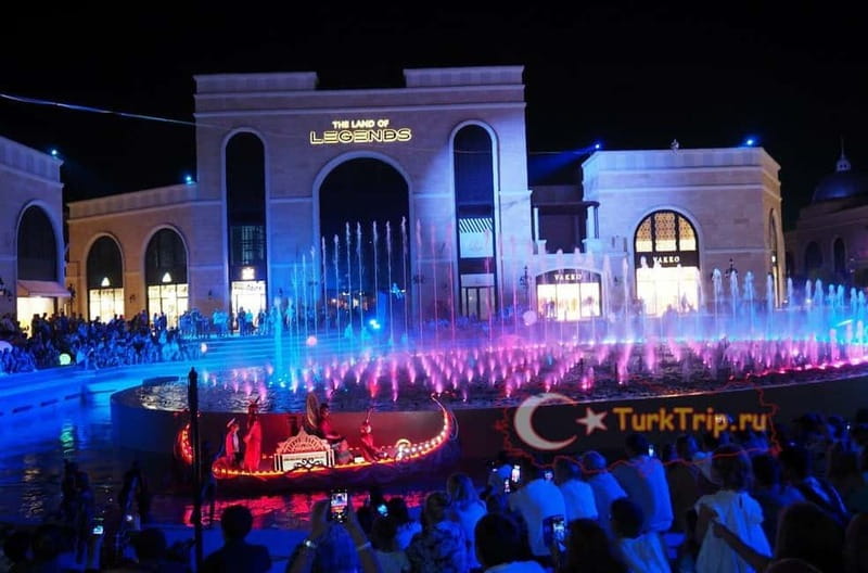 From Alanya, Side, Antalya: The Land of Legends Night Show - What kind of evening is this?