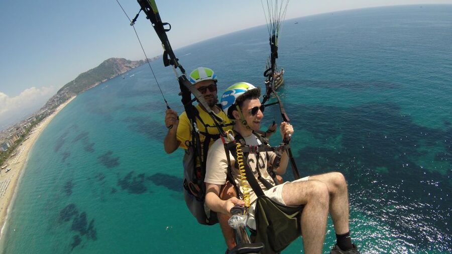 From Alanya: Tandem Paragliding With Transfer and Insurance - What the flight itself feels like