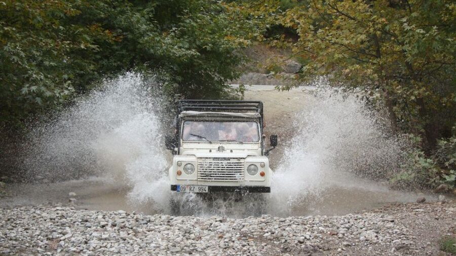 From Antalya: Full-Day Jeep Safari with Lunch and Transfer - Water fights, the tour’s signature feature