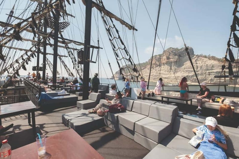 From Antalya/Kemer: All-Inclusive Party Boat with Lunch - Lovers Bay finishes the coastal route