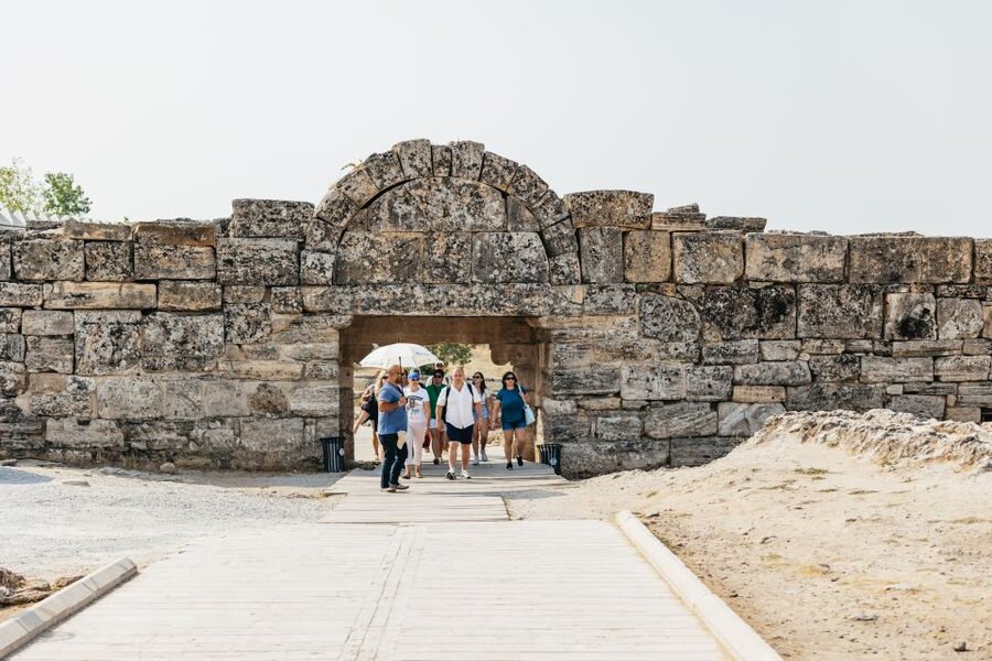 From Antalya/Kemer: Pamukkale and Hierapolis Tour with Lunch - What to expect at Cleopatra’s Antique Pools