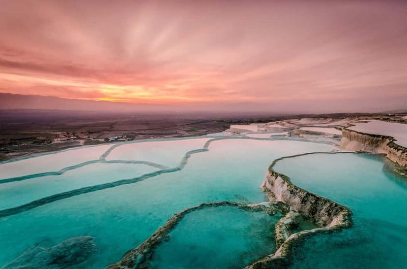 From Antalya/Kemer: Pamukkale & Hierapolis Day Trip w/Meals - Walking into Pamukkale’s white terraces