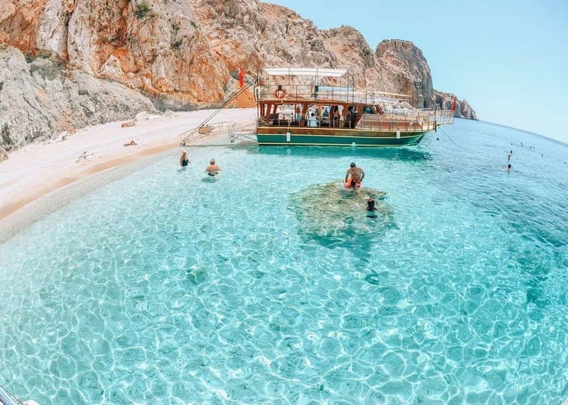 From Antalya/Kemer: Suluada Island Boat Trip with Sunset - Suluada’s beaches and swimming stops