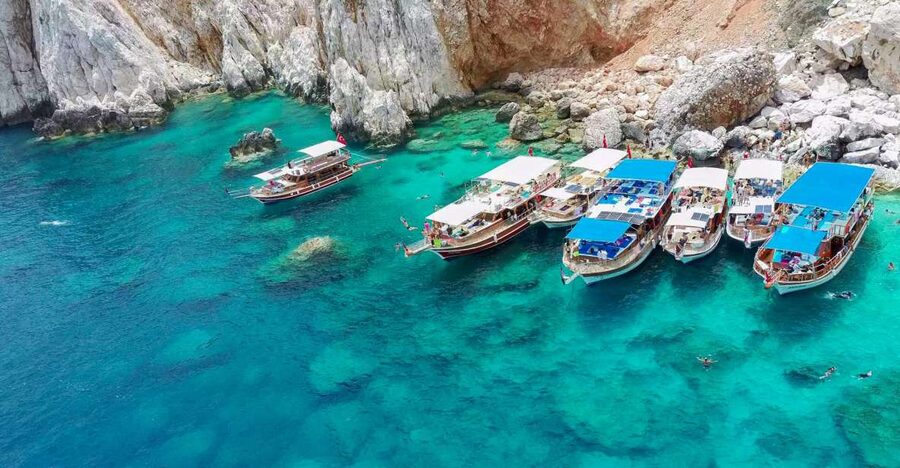 From Antalya or Kemer: Suluada Island Boat Trip with Lunch - Boarding at Adrasan Harbor
