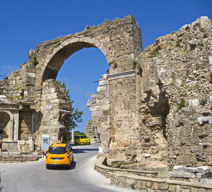 From Antalya: Roman Ancient Sites & Manavgat Waterfall Tour - Timing, walking, and practical preparation