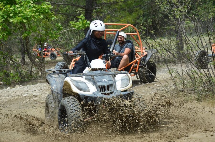 From Belek: Fully Combo Zipline, Quad Safari, Rafting, Lunch - Quad or buggy safari in the Taurus Mountains