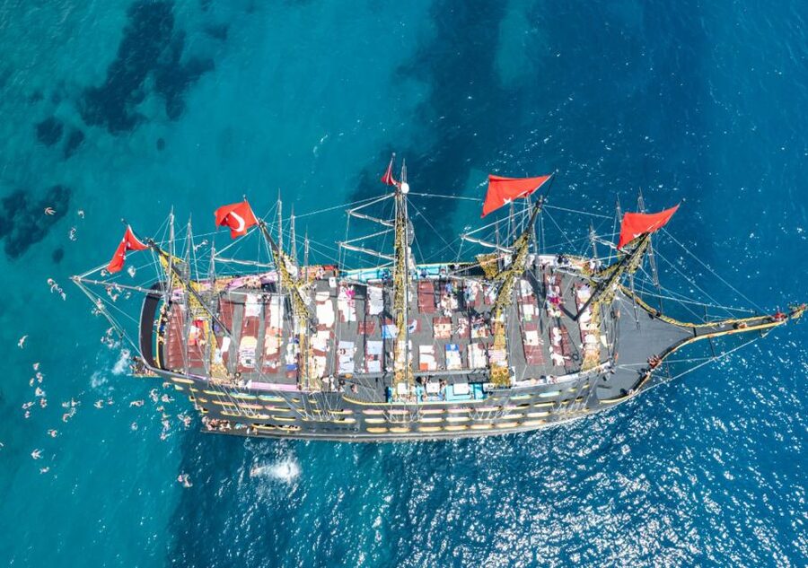 From City of Side and Alanya: Legends and Pirates Yacht Tour - The Cave of Lovers and the high-jump show