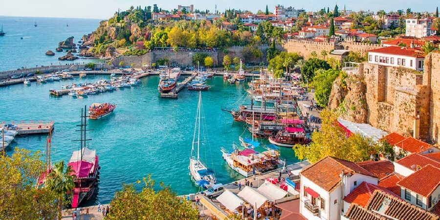 From city of Side: Antalya Old City and Waterfall Day Trip - The Road to Antalya and What the Guide Adds