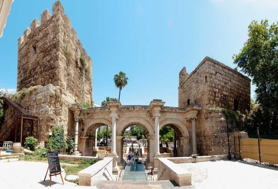 From city of Side: Antalya Old City and Waterfall Day Trip - Four Hours in Kaleiçi
