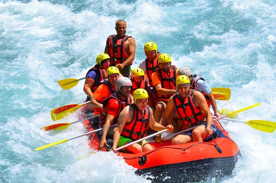 From city of Side: Beskonak Rafting Tour with Lunch - Lunch beside the river, with a timing warning