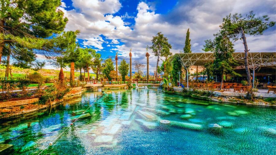 From City of Side: Pamukkale & Hierapolis Day Trip w/ Lunch - Hierapolis, a Roman city above the springs