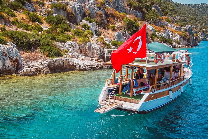 From Demre: Day Trip to Kekova by Boat - Lunch and a swim at Esmeralda Bay