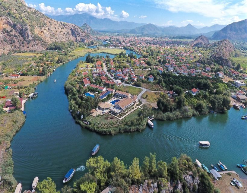 From Fethiye: Dalyan Day Trip with Mud Bath and Turtle Beach - Seeing Caunos and the Lycian rock tombs