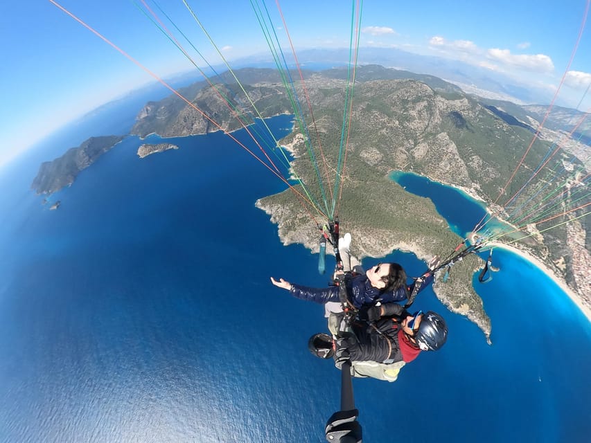 From Fethiye: Oludeniz Paragliding Trip with Transfer - Takeoff: two or three steps, then air