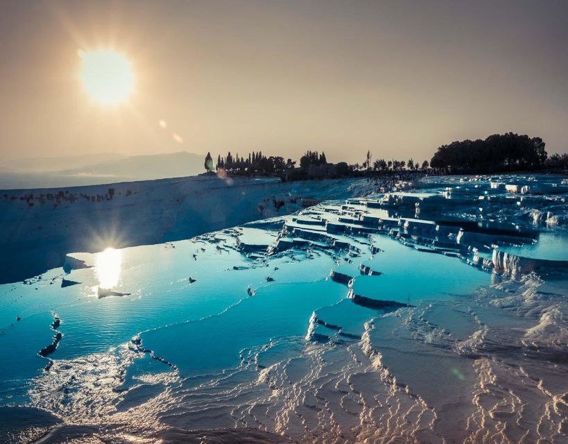 From Fethiye: Pamukkale & Hierapolis Day Trip w/ Meals - Walking the Pamukkale terraces