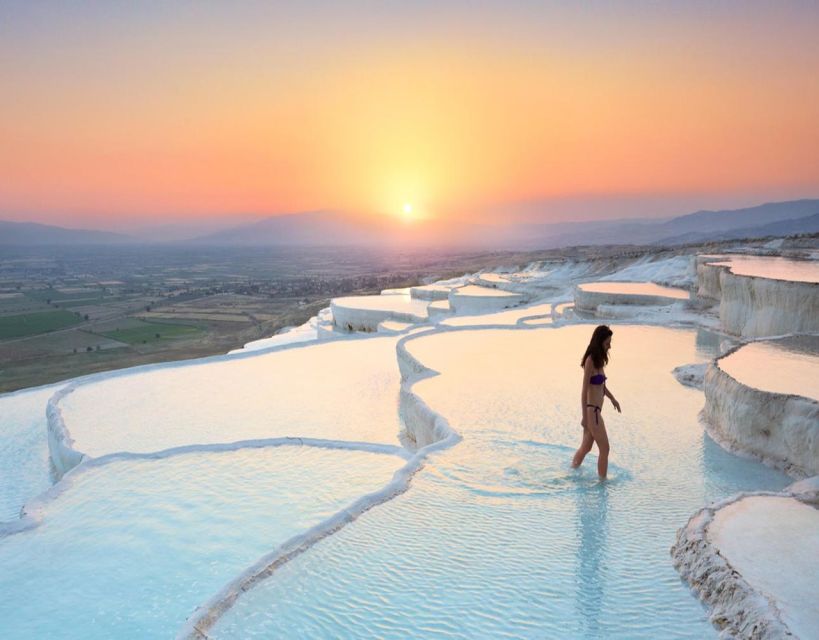 From Fethiye: Pamukkale & Hierapolis Day Trip w/ Meals - Hierapolis: Roman ruins above the mineral springs
