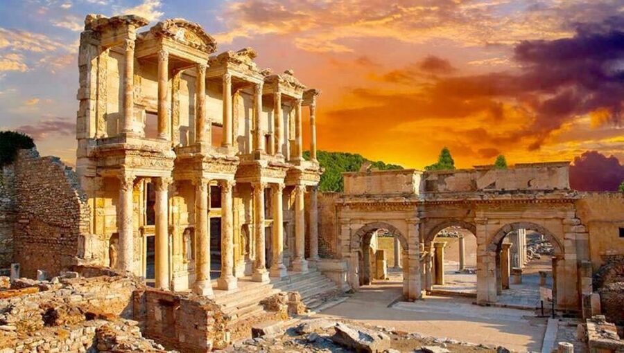 From Istanbul: Ephesus and House of Virgin Mary Day Trip - Walking the marble streets of Ephesus