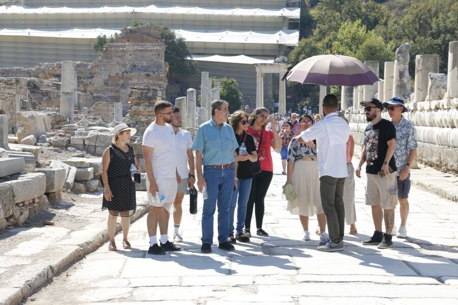 From Istanbul: Ephesus & Şirince Day Trip w/ Wine Tasting - The Library of Celsus and the great theater