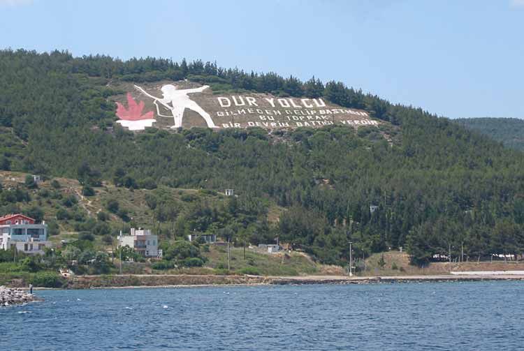 From Istanbul: Troy and Gallipoli 2-Day Trip - The Gallipoli route from Brighton Beach to Chunuk Bair