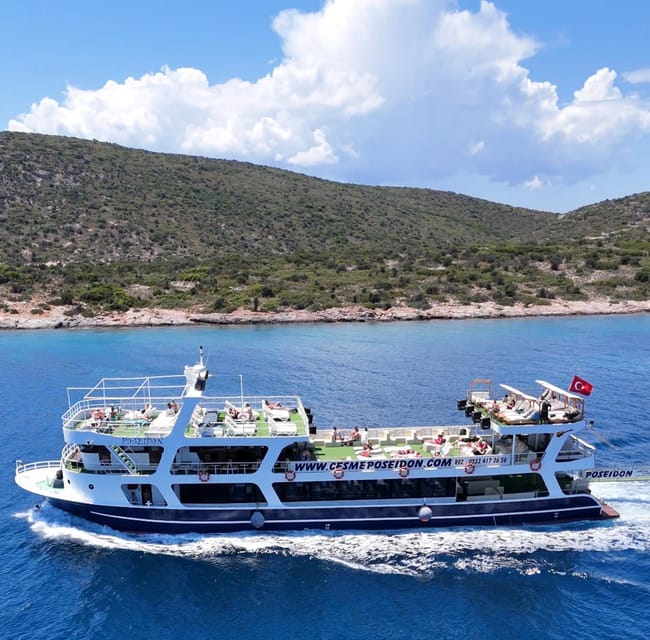 From Izmir: Full Day Boat Trip around Cesme with BBQ Lunch - BBQ Lunch on the Upper Deck