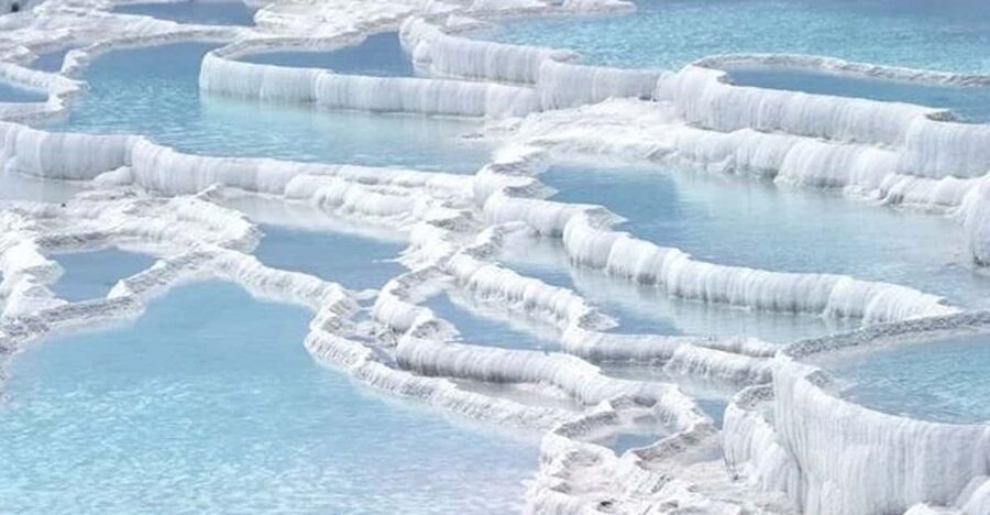 From Izmir: Pamukkale Full-Day Tour - Walking the white travertines