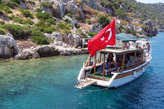 From Kas: Day Trip to Kekova, Demre and Myra - Pirates Cave and the coast by Andriake Harbor