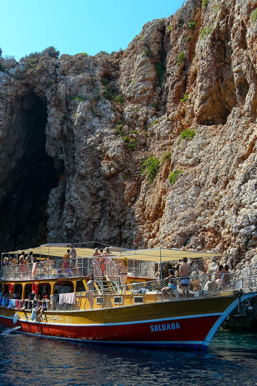 From Kemer, Antalya, Belek: Adrasan Suluada Island Boat Tour - Akseki Bay adds another calm water stop