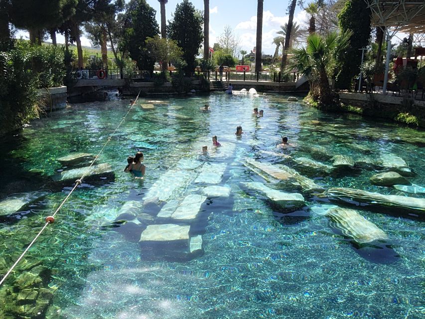 From Kusadasi and Selcuk: Pamukkale and Hiearapolis Tour - Hierapolis: Roman ruins before the white terraces