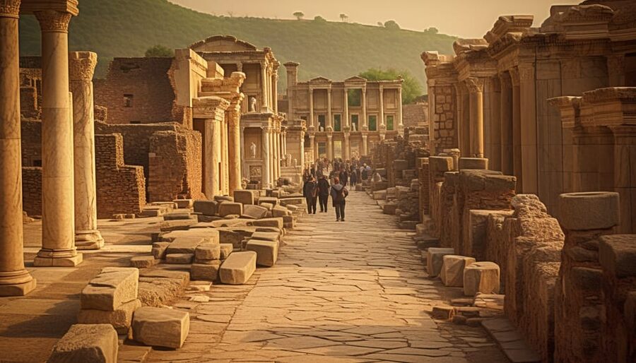 From Kusadasi Port: Ephesus, Artemis & Virgin Mary Tour - Walking Ephesus: the practical reality