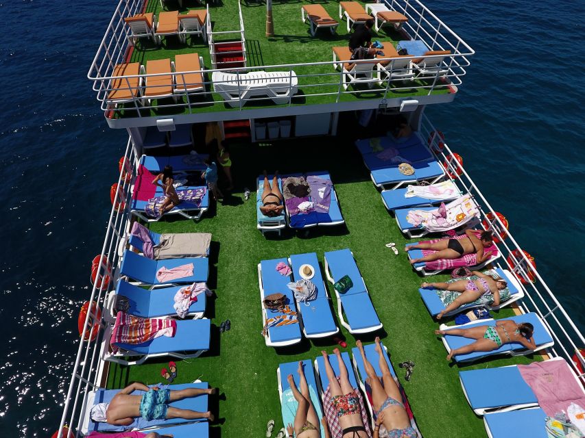 From Marmaris: Day Trip by Glass Bottom Semi Submarine - Kadirga Bay and the value of four swim stops