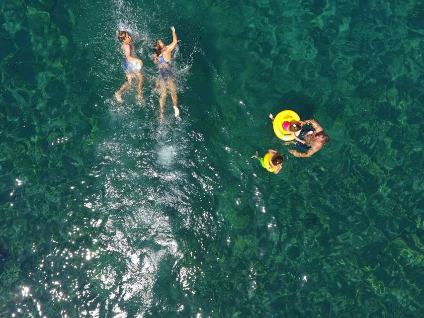 From Marmaris: Day Trip by Glass Bottom Semi Submarine - Green Sea Bay and Paradise Island Bay