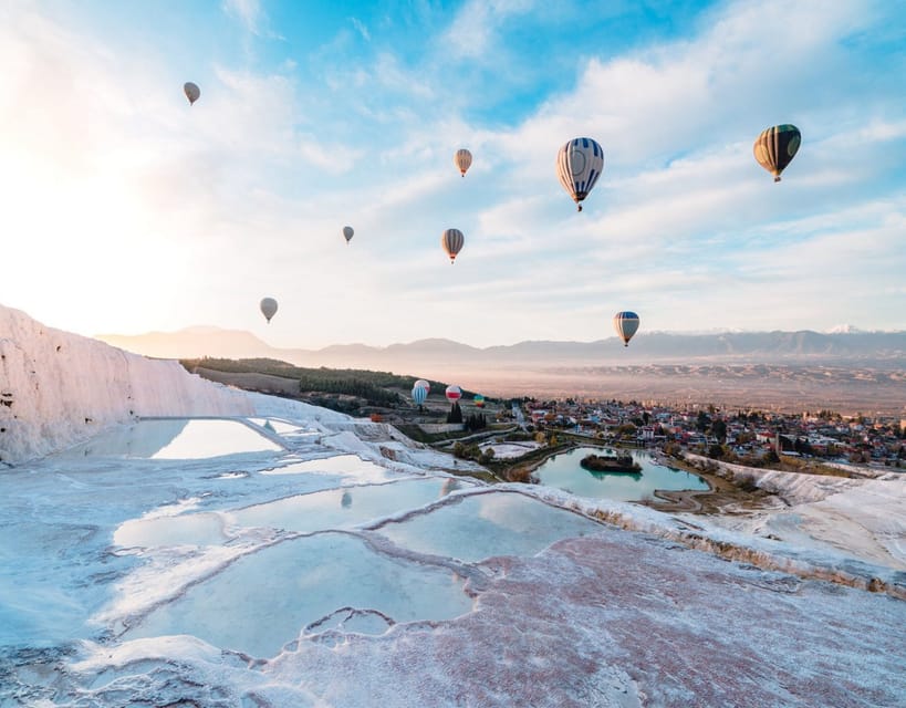 From Marmaris: Pamukkale Balloon Flight Day Trip with Lunch - Watching the balloon inflate is part of the show
