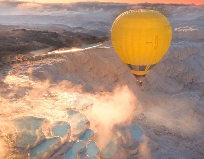 From Marmaris: Pamukkale Balloon Flight Day Trip with Lunch - Sunrise over Pamukkale is the payoff
