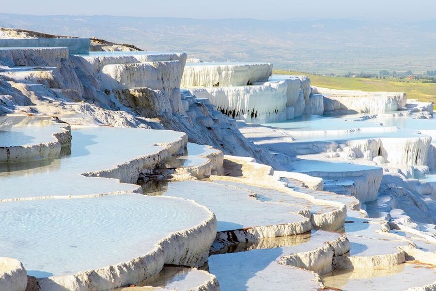 From Selcuk/Kusadasi/Izmir: Pamukkale Full-Day Tour - The white terraces of Pamukkale