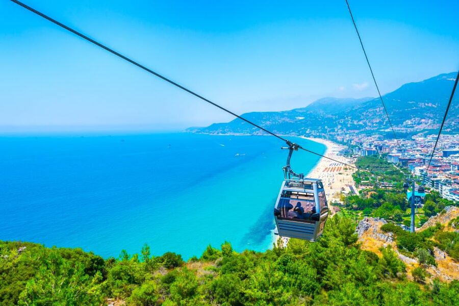 From Side: Alanya Tour with Lunch, Boat Trip, and Cable Car - The journey from Side to Alanya