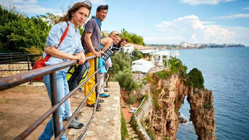 From Side: Antalya City Tour w/Boat Trip, Old Town&Waterfall - Pickup from Side and the drive toward Antalya