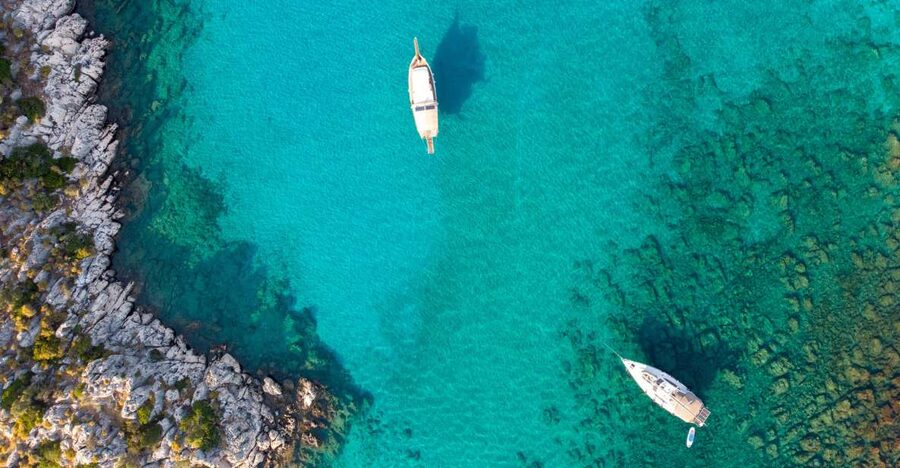 From Ucagiz: Day Trip to Kekova by Boat - Aquarium Bay gives you the first long swim