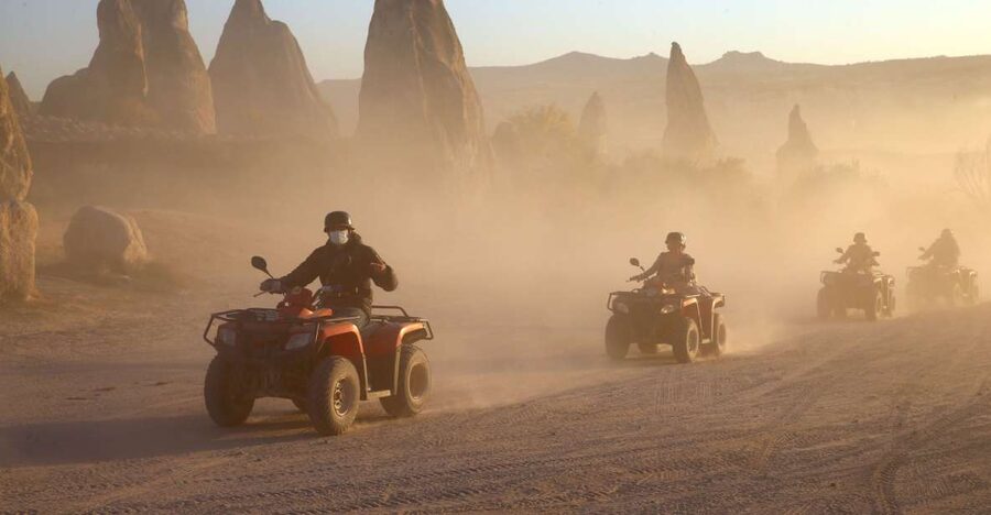 From Ürgüp/Göreme: Cappadocia Sunrise or Sunset Quad Tour - Choosing sunrise or sunset in Cappadocia
