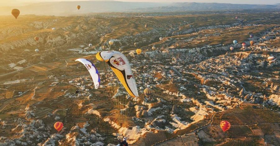 From Urgüp/Göreme: Cappadocia Tandem Paragliding & Transfer - What takeoff feels like for a first-time flyer