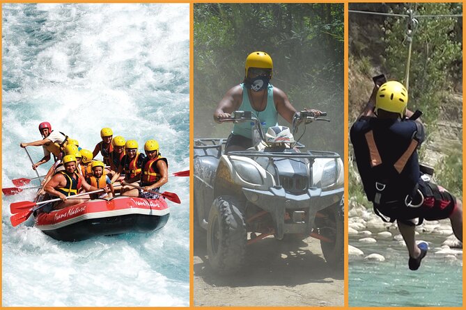 Full-Day Adventure 3 in 1 activity from Antalya to Köprülü Canyon National Park - Lunch, drinks, and the daily rhythm