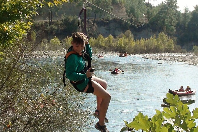 Full-Day Adventure 3 in 1 activity from Antalya to Köprülü Canyon National Park - Getting equipped beside the canyon