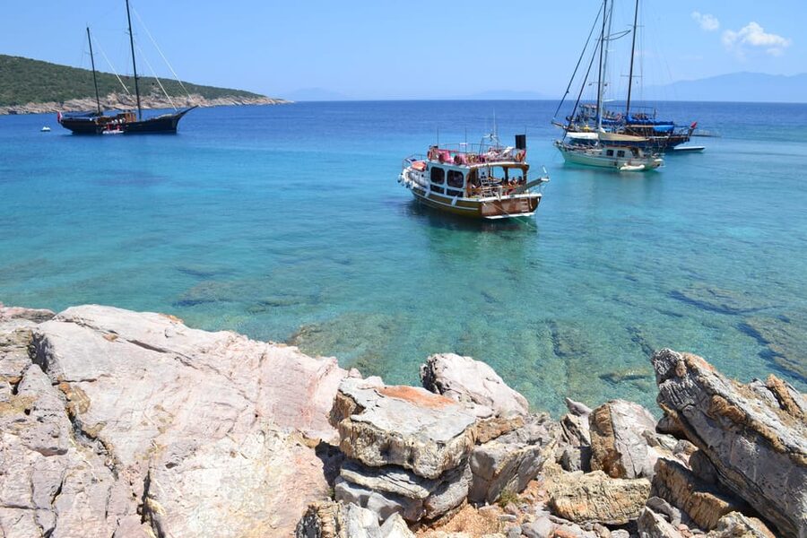 Full-Day Orak Island Boat Trip from Bodrum - The boat atmosphere and crew