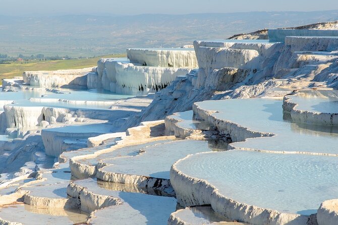 Full-Day Tour of Pamukkale from Antalya with Lunch - The travertines: striking, shallow, and often crowded