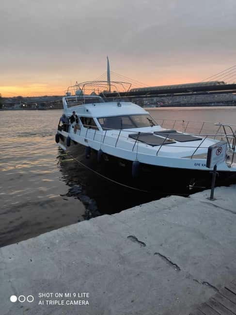 Golden Horn and Bosphorus Sunset Tour Stop at Anatolian Side - Maiden’s Tower from the water