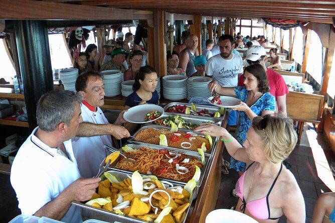 GONSTER : Luxury Pirate Boat Trip Lunch & Soft Drinks & Transfer - Foam-party energy between the coves