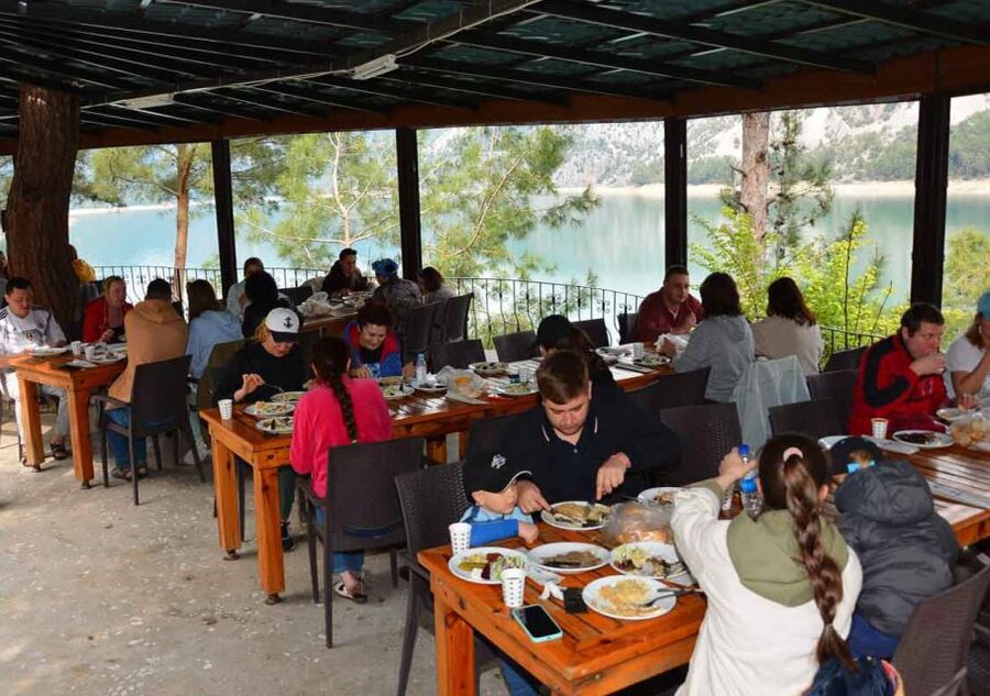 Green Canyon: Boot Tour with Lunch, Soft Drinks, & Transfer - The morning transfer from Side or Alanya