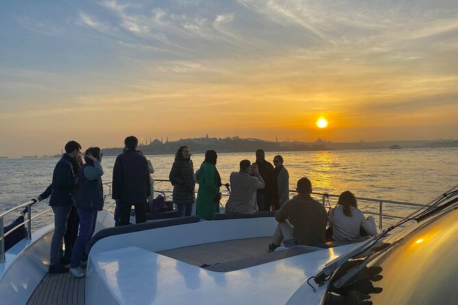 Guided Bosphorus Sunset Cruise on Luxurious Yacht - Small Group Cruise - Rumeli Hisarı at the narrowest point