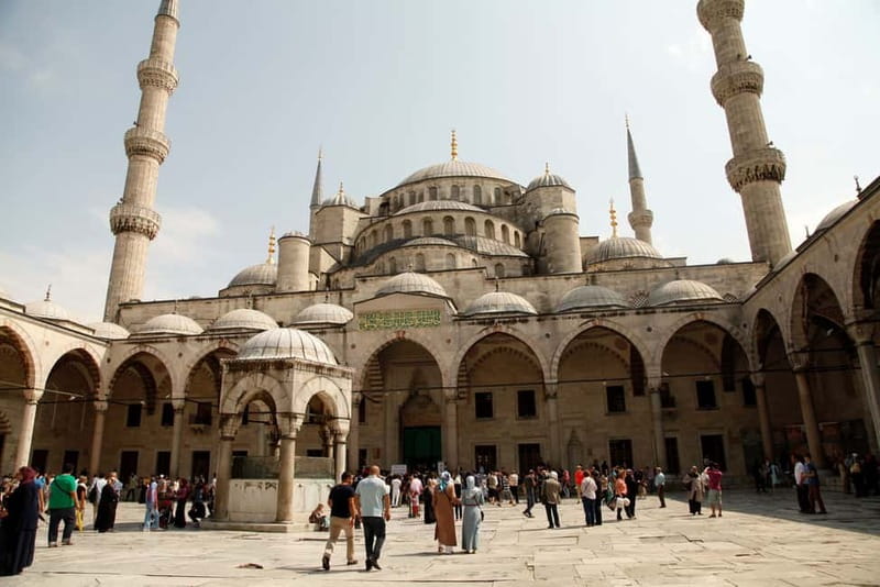 Hagia Sophia & Blue Mosque Half-day Guided, Small Group Tour - Blue Mosque: tiles, minarets, and proper dress