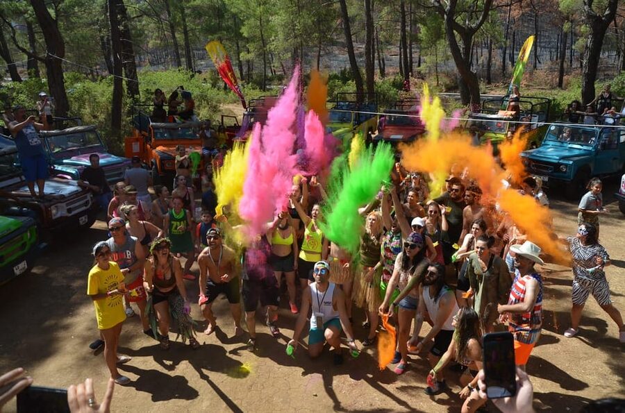 Icmeler Jeep Safari, Lunch, Water Fight, Colour & Foam Party - The cold waterfall near the village