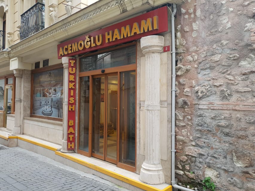 Istanbul: Acemoglu Historical Hammam Entry Ticket - Getting there from Vezneciler and the T1 tram